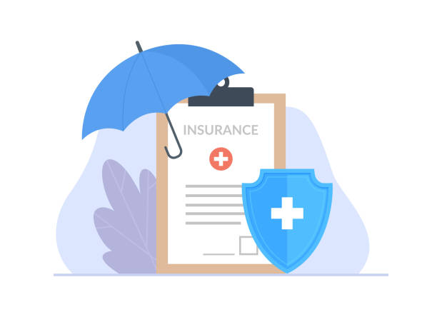 Health and Life Insurance Illustration